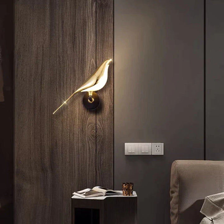 Modern LED Wall Lamp with Bird Design