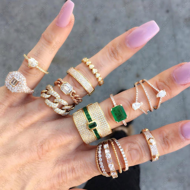 Kalsten | Monaco Design Luxury Statement Stackable Ring For Women