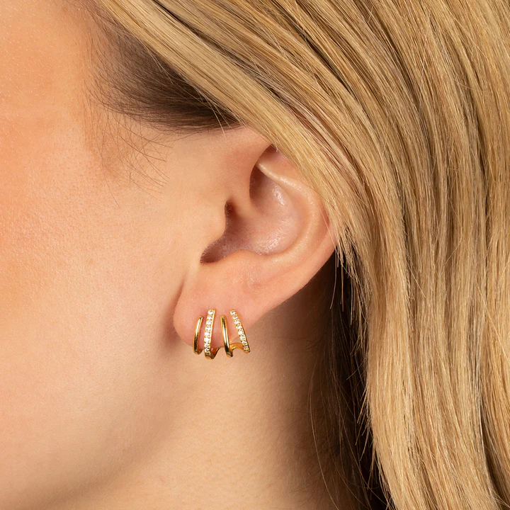 Kalsten | Women’s Twist Earrings | Lightweight Statement Jewelry | Hypoallergenic Finish