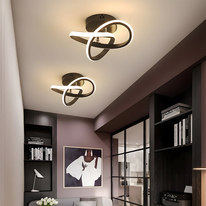 Black Metal LED Pendant Lamp Kalsten