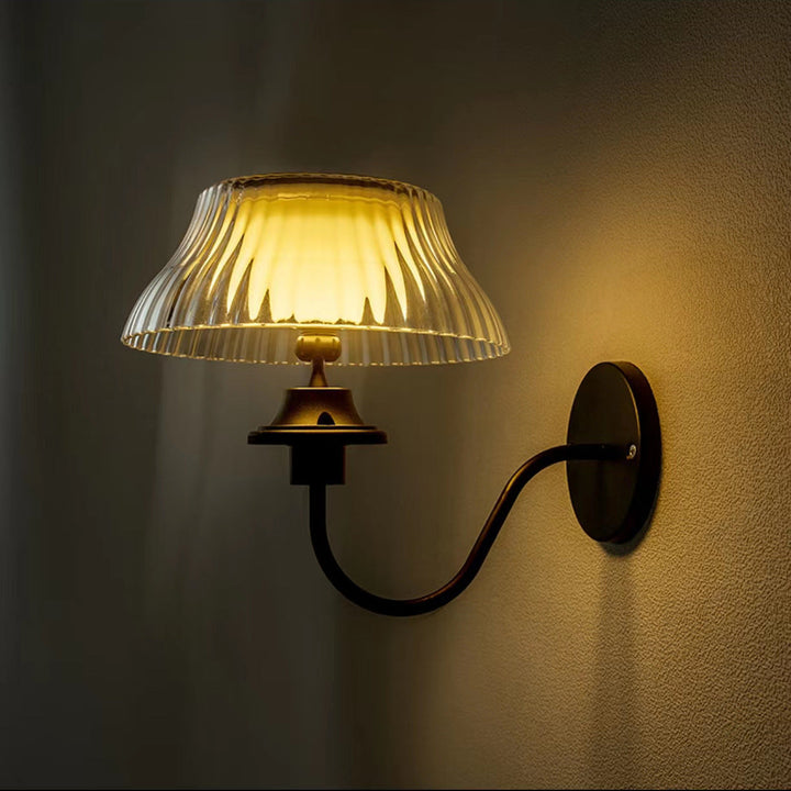 Contemporary Retro Solar Iron Alloy Plastic LED Waterproof Wall Sconce Lamp For Outdoor | Kalsten