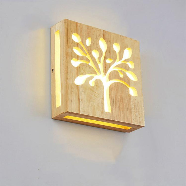 Wall lamp - WoodGlow - Elegant LED - Essence of life indoors outdoors | Kalsten