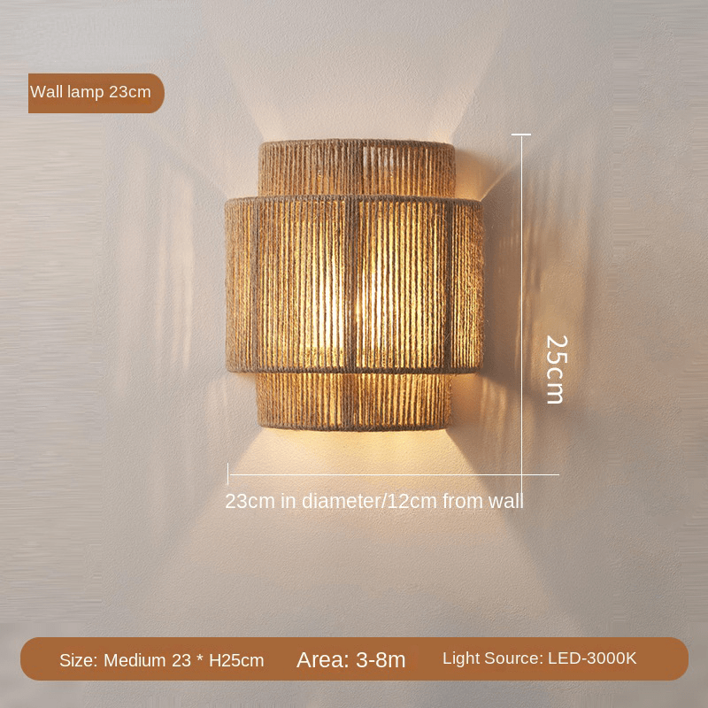 Vintage LED Lamp Bohemian Willow Natural Touch | Kalsten