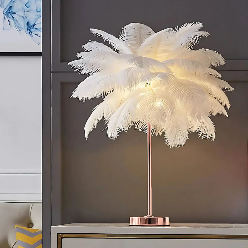 Atmospheric Feather Palm Tree Lamp - LumaPalm | Kalsten