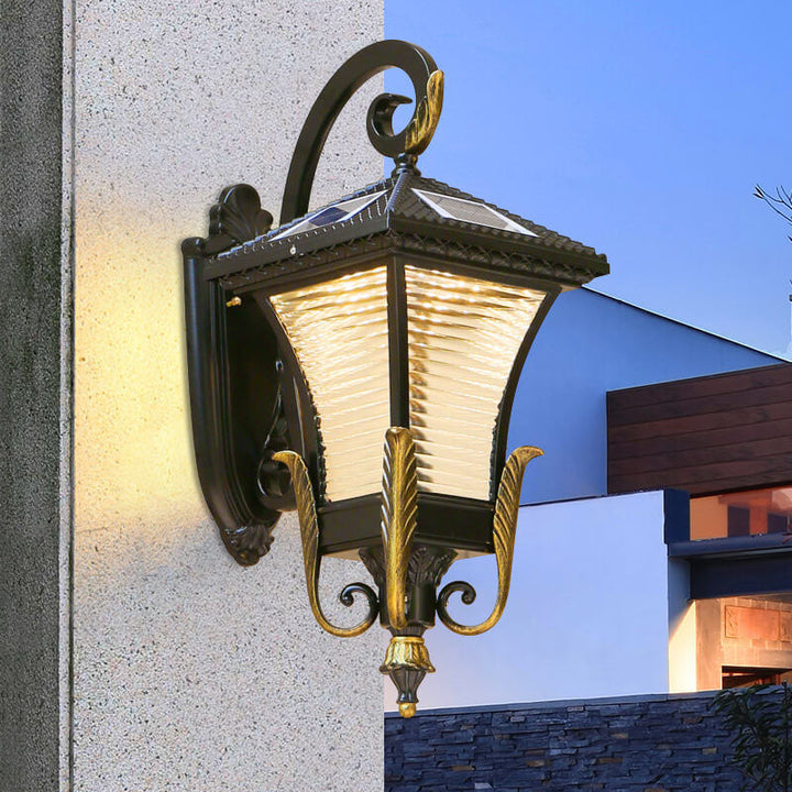 European-style Retro Aluminum Waterproof Outdoor 1-Light Wall Sconce Lamp | Kalsten