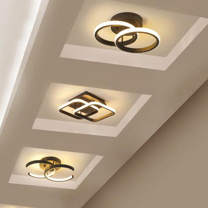 Black Metal LED Pendant Lamp Kalsten