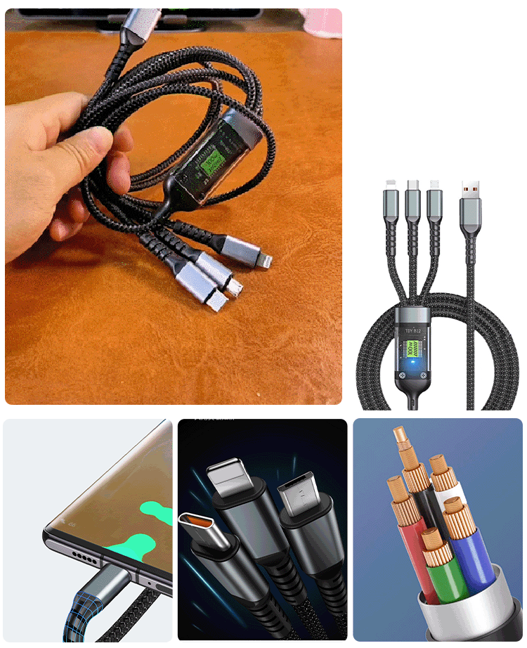 Kalsten | Super Fast Charging 3-in-1 Data Cable