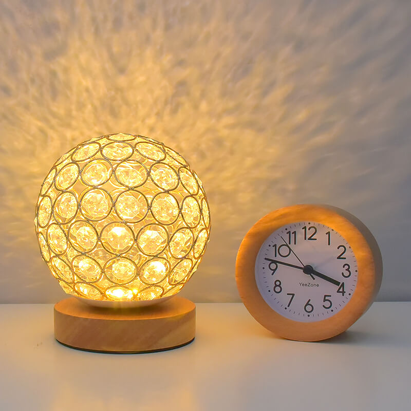 Modern Minimalistic Round USB Rechargeable LED Night Light Table Lamp | Kalsten