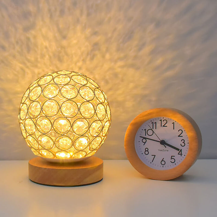 Modern Minimalistic Round USB Rechargeable LED Night Light Table Lamp | Kalsten