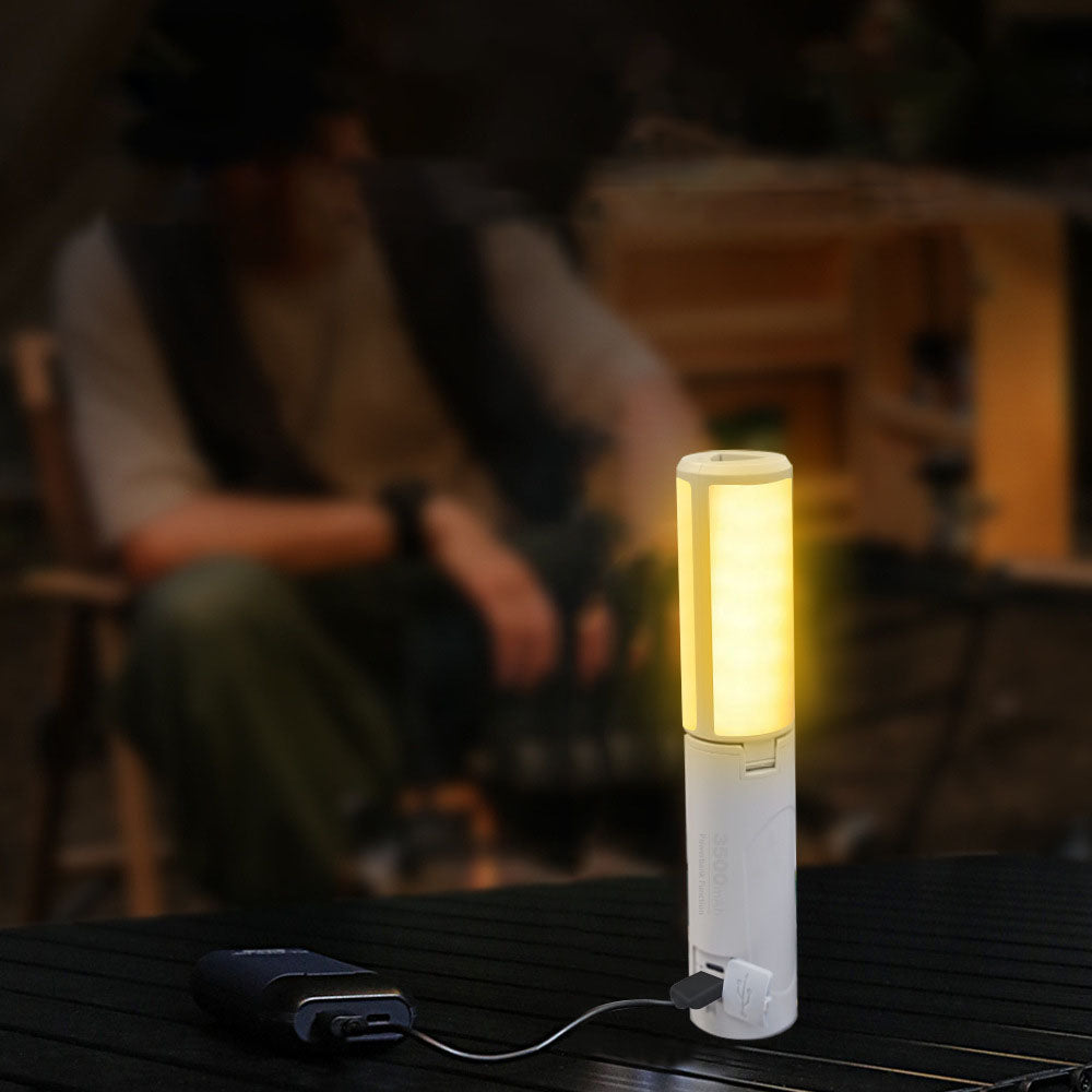 Contemporary Creative Solar Handheld Cylindrical Iron Acrylic LED Outdoor Light For Outdoor Patio | Kalsten