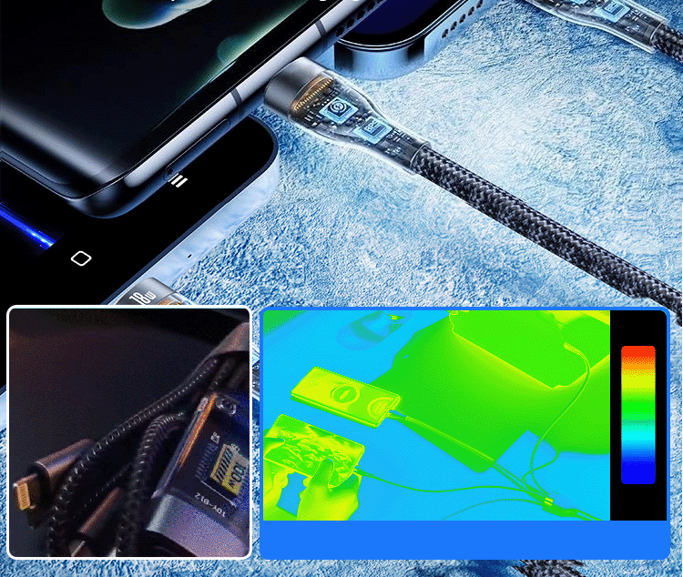 Kalsten | Super Fast Charging 3-in-1 Data Cable