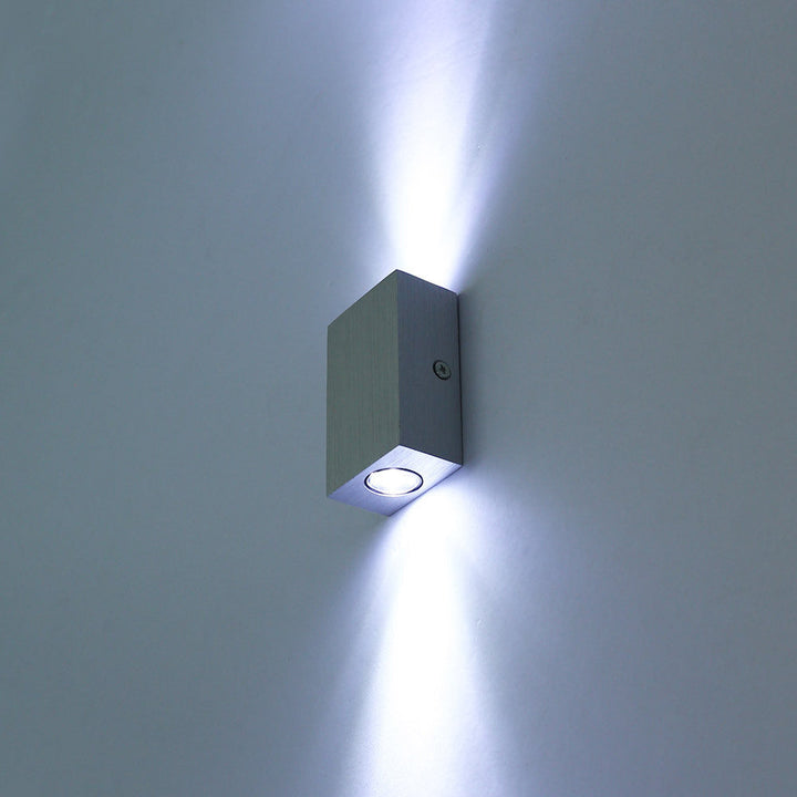 Modern Simplicity Waterproof Aluminum Cubic LED Wall Sconce Lamp For Outdoor Patio | Kalsten