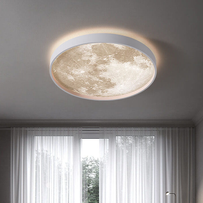 Flush Mount Ceiling Light Iron 18–48W 10–22 in Modern Hallway Bedroom Living Room Adjustable LED Fixture | Kalsten