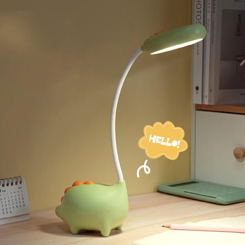 Rechargeable LED Desk Lamp with Cartoon Dinosaur Eye Care | Kalsten