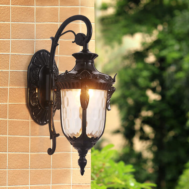 European Deluxe Lantern Outdoor Waterproof 1-Light Wall Sconce Lamp | Kalsten