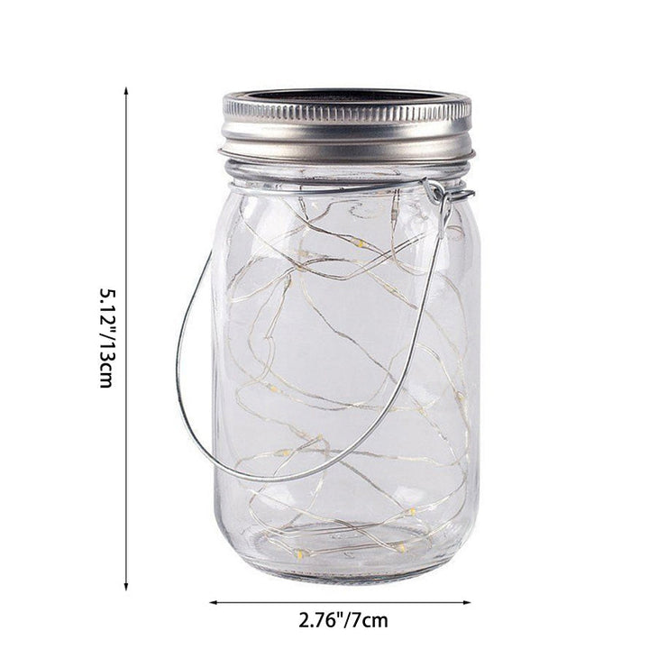 Modern Art Deco Waterproof Solar Glass Stainless Steel Copper Wire Star LED String Lights Outdoor Lighting For Garden | Kalsten