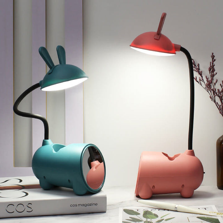 Cartoon Creative Rabbit LED Touch USB Pen Holder Desk Lamp | Kalsten