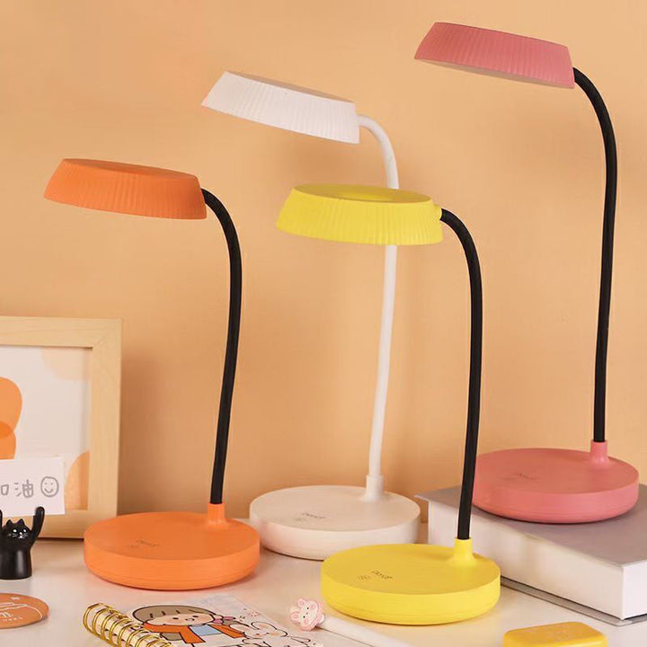 LumaPlate Minimalist LED Table Lamp | USB Charging | Eye Protection | Touch Control | Modern Design | Kalsten