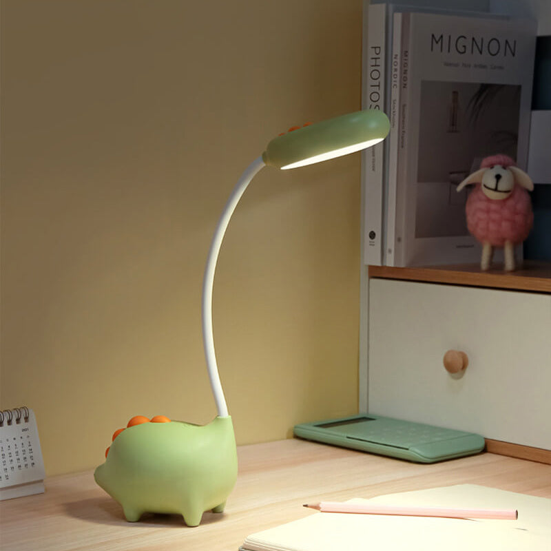 Rechargeable LED Desk Lamp with Cartoon Dinosaur Eye Care | Kalsten