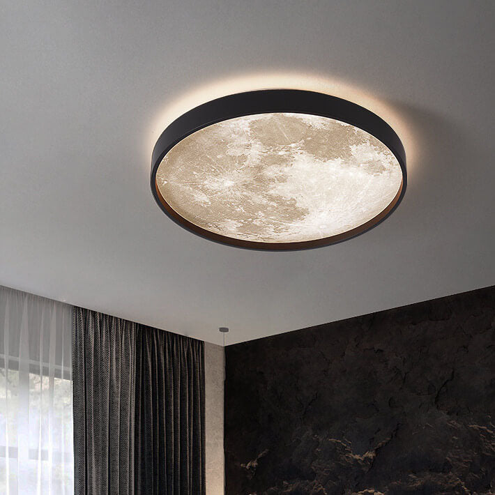 Flush Mount Ceiling Light Iron 18–48W 10–22 in Modern Hallway Bedroom Living Room Adjustable LED Fixture | Kalsten