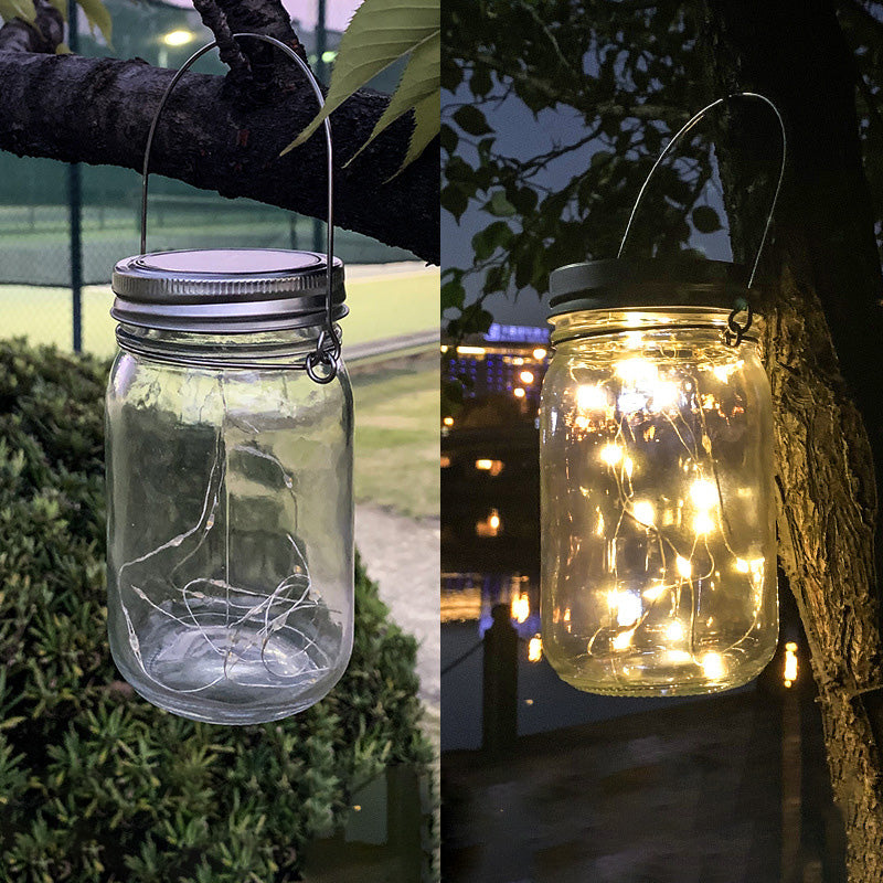 Modern Art Deco Waterproof Solar Glass Stainless Steel Copper Wire Star LED String Lights Outdoor Lighting For Garden | Kalsten