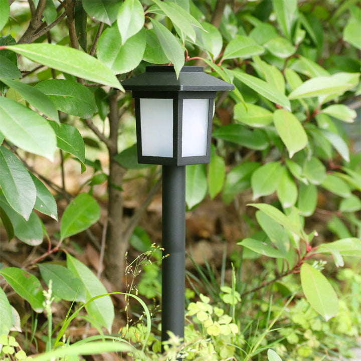 Modern Minimalist Waterproof Solar Square ABS PVC LED Outdoor Landscape Light For Garden | Kalsten
