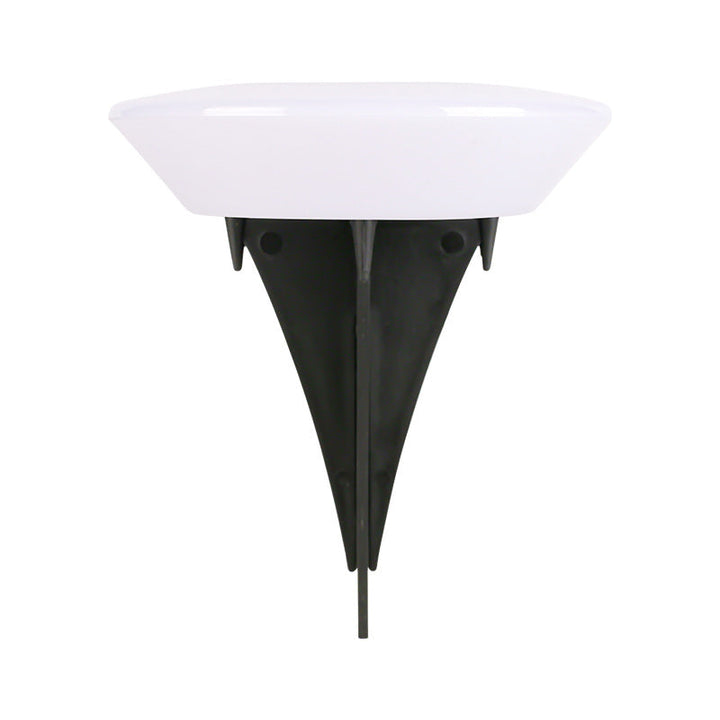 Modern Simplicity Solar Waterproof PP PS Round Conic LED Landscape Lighting Outdoor Light For Garden | Kalsten