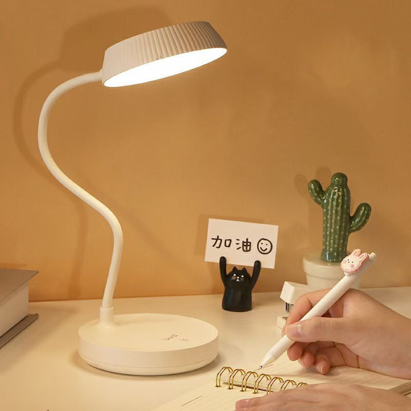 LumaPlate Minimalist LED Table Lamp | USB Charging | Eye Protection | Touch Control | Modern Design | Kalsten