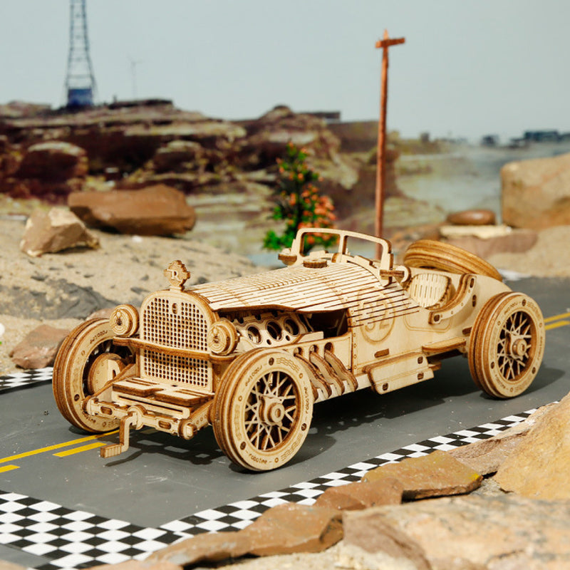 Super Wooden Mechanical Model Puzzle Set | Kalsten