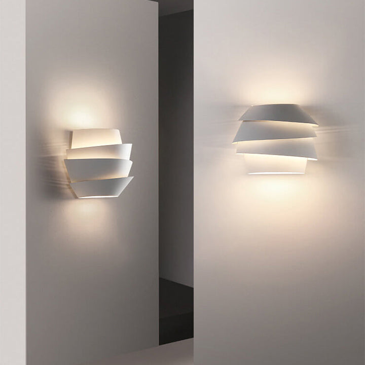 ShineLux - Modern Wall Lamp with Double Light Points Made of Iron Kalsten