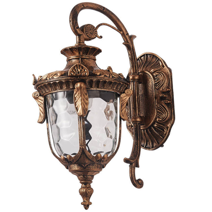 European Deluxe Lantern Outdoor Waterproof 1-Light Wall Sconce Lamp | Kalsten