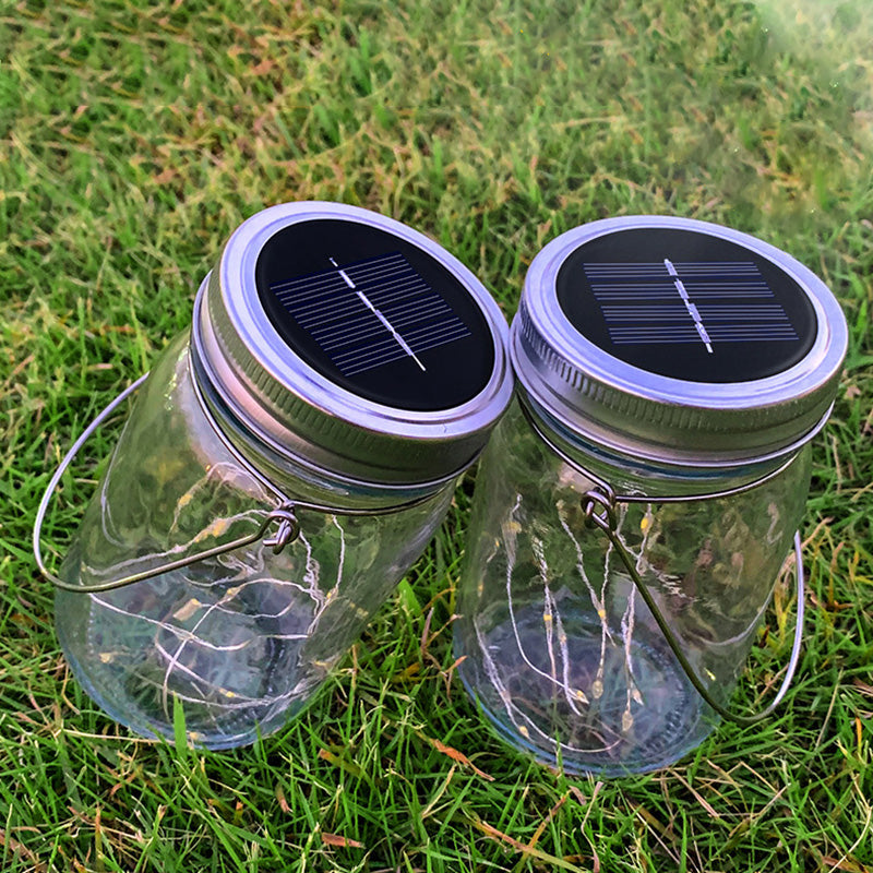 Modern Art Deco Waterproof Solar Glass Stainless Steel Copper Wire Star LED String Lights Outdoor Lighting For Garden | Kalsten