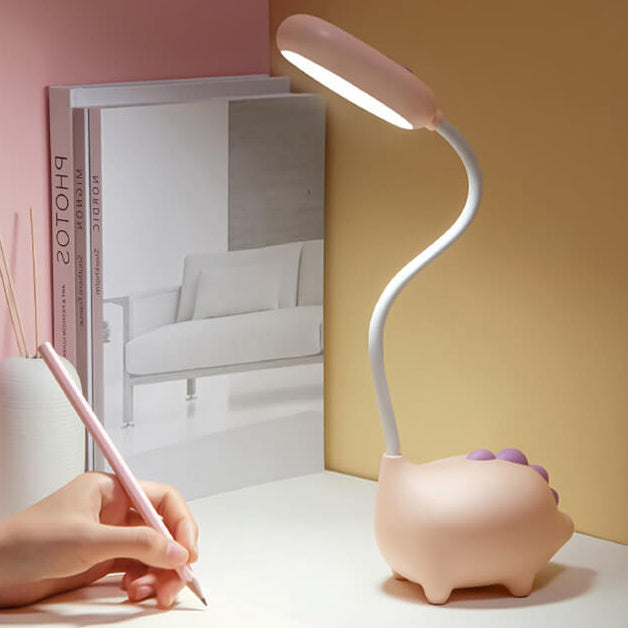 Rechargeable LED Desk Lamp with Cartoon Dinosaur Eye Care | Kalsten