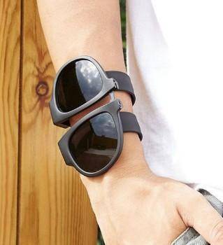 Kalsten | Slap and Fold Polarized Sunglasses - Black