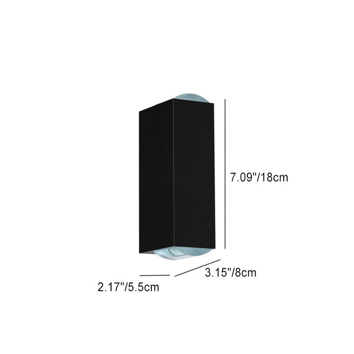 Modern Minimalist Outdoor Waterproof Beam Spotlight LED Outdoor Decorative Wall Sconce Lamp | Kalsten