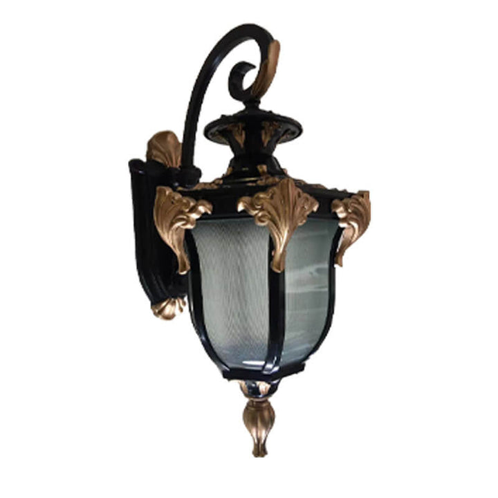 European Retro Lantern Glass Outdoor Waterproof 1-Light Wall Sconce Lamp | Kalsten