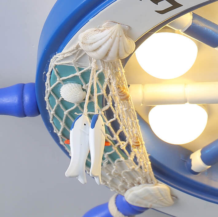 Kalsten | NautiGlow Children's Room LED Ceiling Lamp | Sailboat Design | Cartoon Style | Ambient Lighting