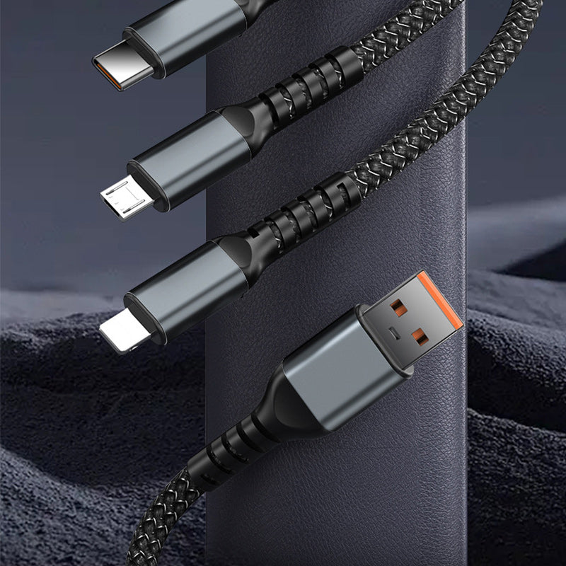 Kalsten | Super Fast Charging 3-in-1 Data Cable