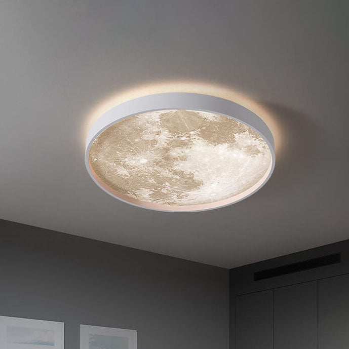 Flush Mount Ceiling Light Iron 18–48W 10–22 in Modern Hallway Bedroom Living Room Adjustable LED Fixture | Kalsten