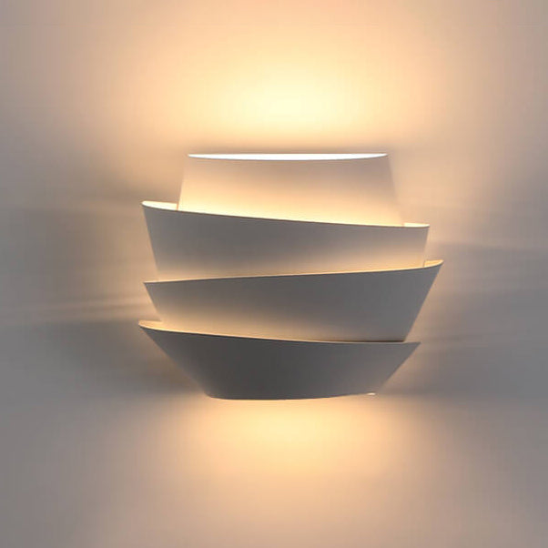ShineLux - Modern Wall Lamp with Double Light Points Made of Iron Kalsten