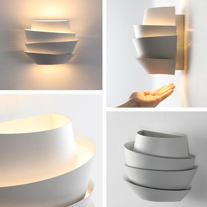 ShineLux - Modern Wall Lamp with Double Light Points Made of Iron Kalsten
