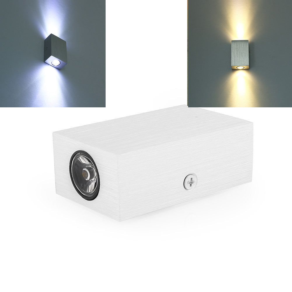 Modern Simplicity Waterproof Aluminum Cubic LED Wall Sconce Lamp For Outdoor Patio | Kalsten