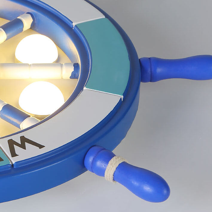 Kalsten | NautiGlow Children's Room LED Ceiling Lamp | Sailboat Design | Cartoon Style | Ambient Lighting