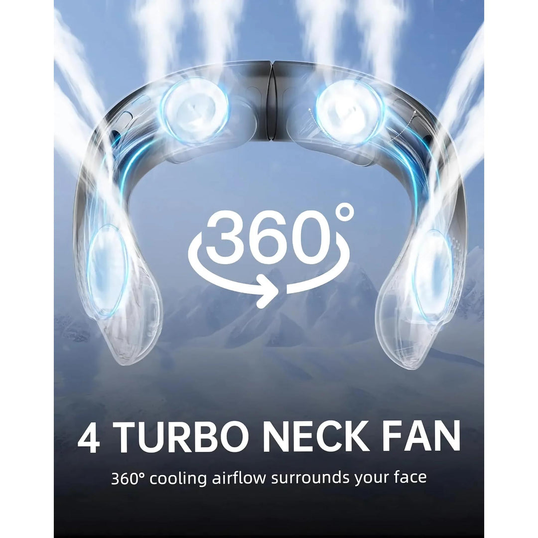 Portable Neck Fan with Rechargeable Cooling for Outdoor Sports | Kalsten