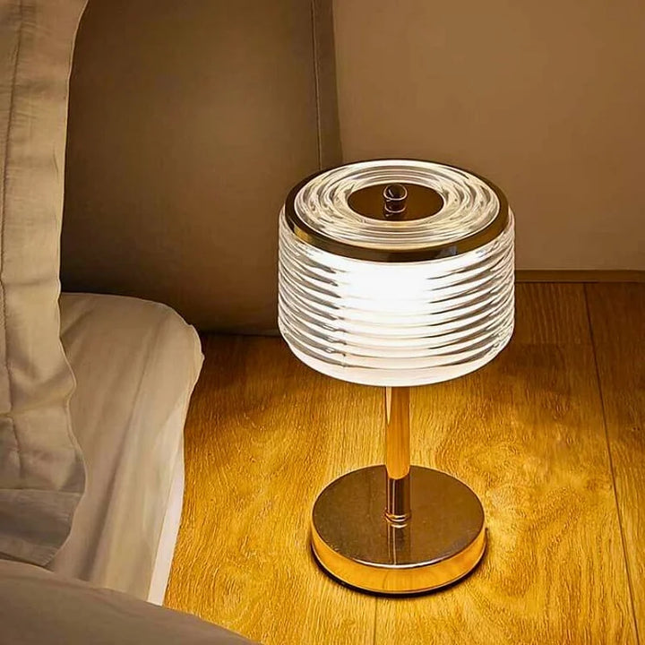 Kalsten | Wireless rechargeable LumiNook table lamp - Create ambiance and style with this luxurious table lamp