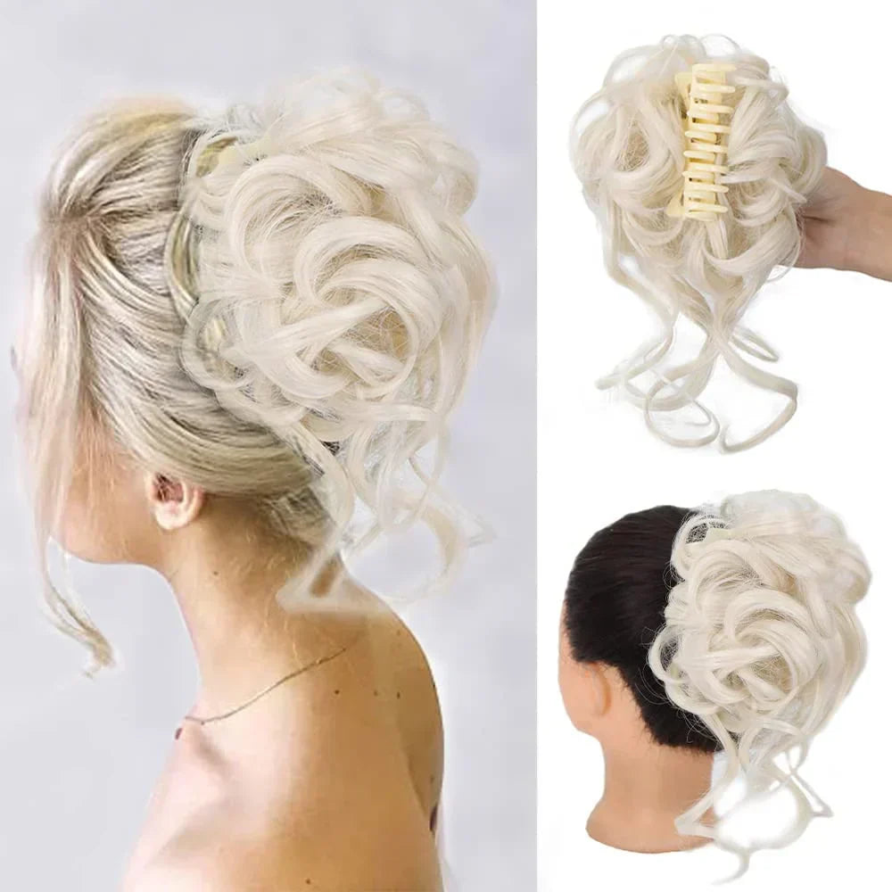 Kalsten | Curly Hair Bun – Clip-in Hair Piece with Volume and Natural Look