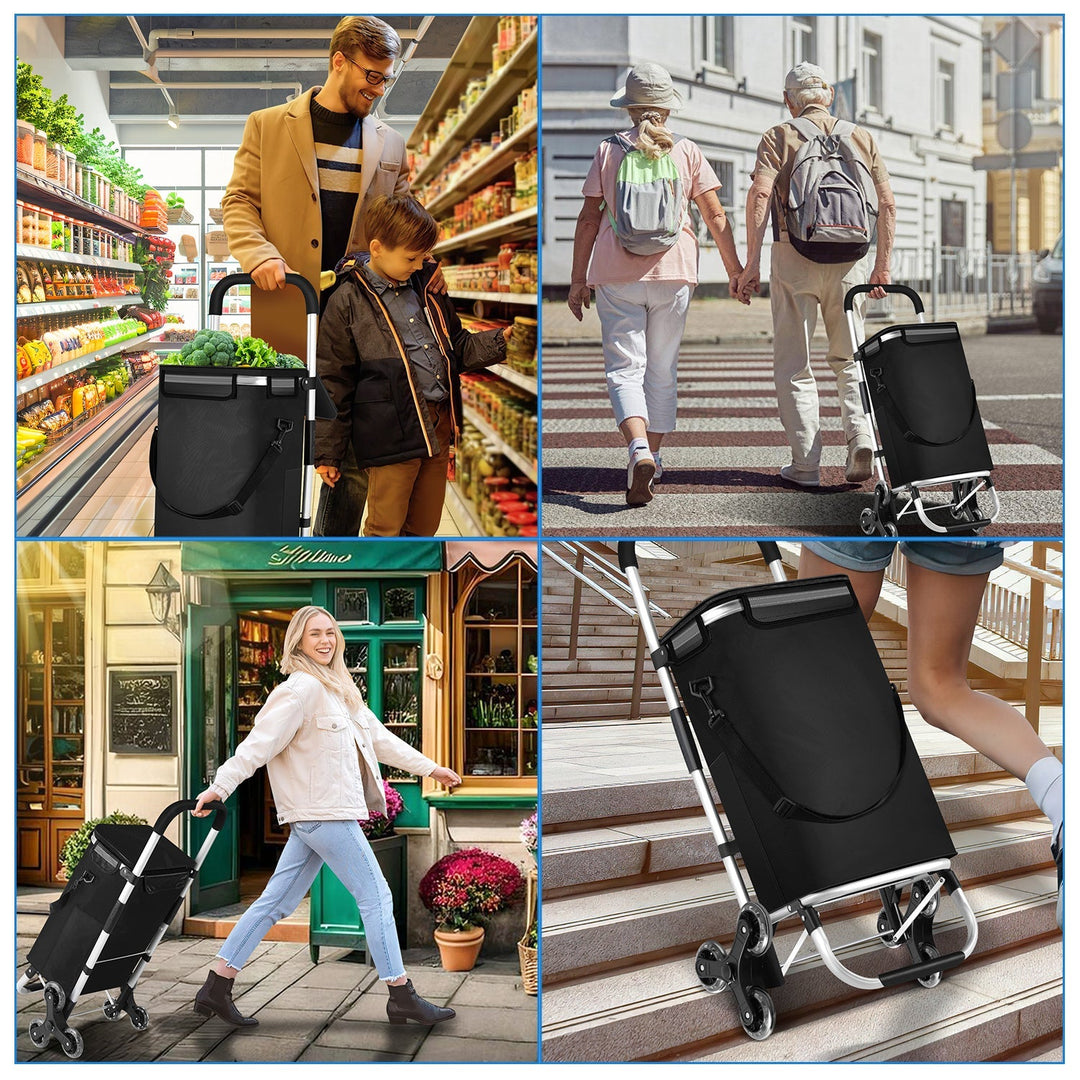 Shopping trolley shopping roller foldable 40L | Kalsten