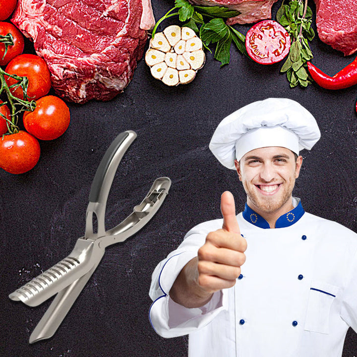 Kalsten | Rib Membrane Remover Tool | Stainless Steel | Ergonomic Handle | Easy Meat Prep