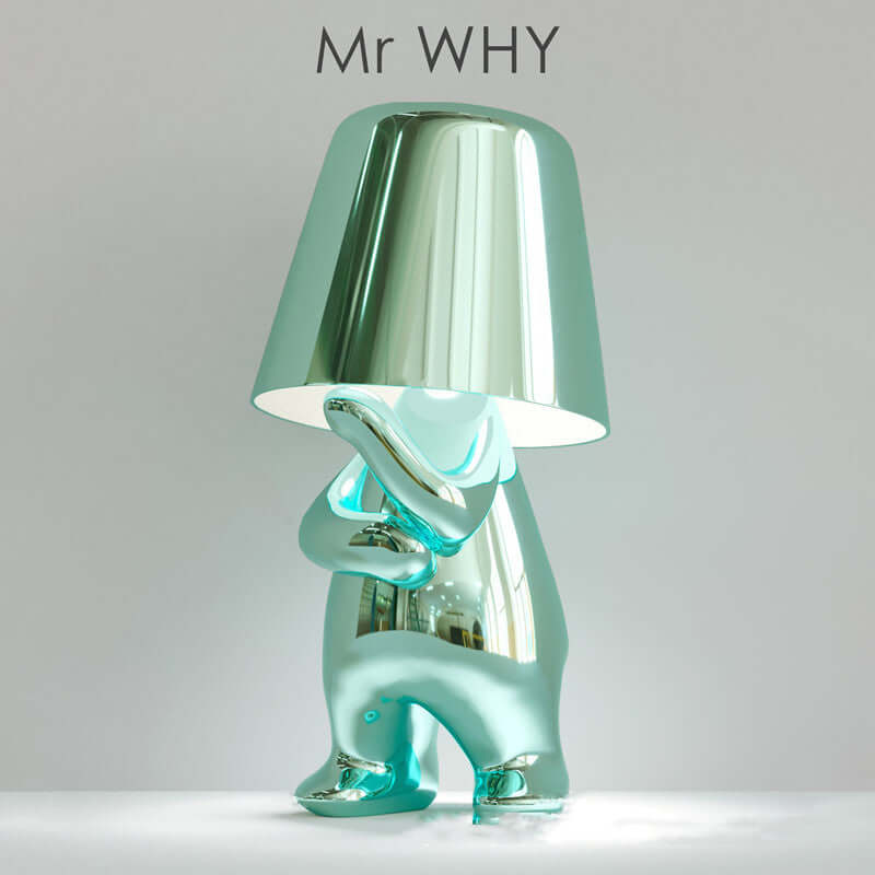 Golden Brothers Small Gold Statue Table Lamp Decoration Ornaments Night Lamp | Kalsten