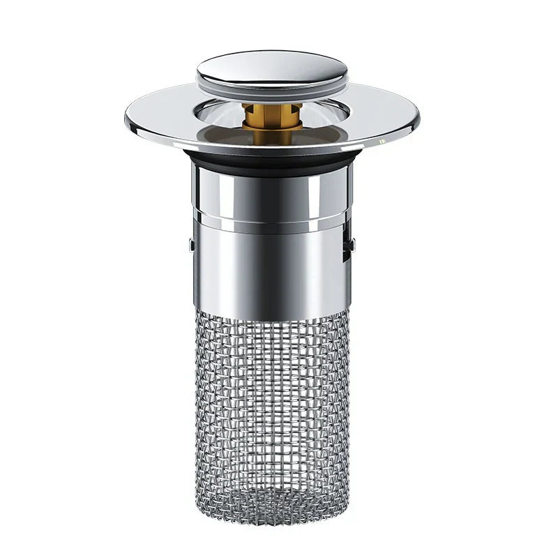 Stainless Steel Drain Filter with Hair Catcher – Rustproof Sieve for Kitchen and Bathroom, Clog-free | Noxord